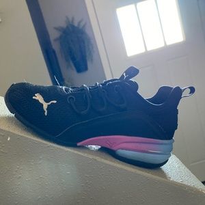 Size 13 girls Puma shoes